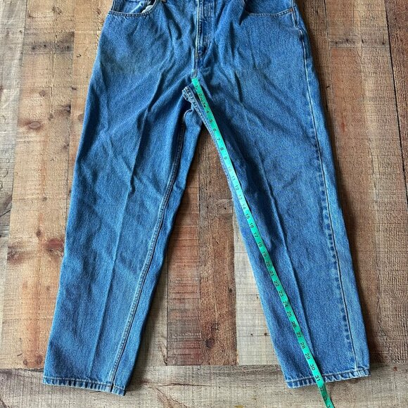 Vintage Jordache Original 100% Cotton Blue Denim Jeans Men's 38x32 Straight Leg - Picture 6 of 10